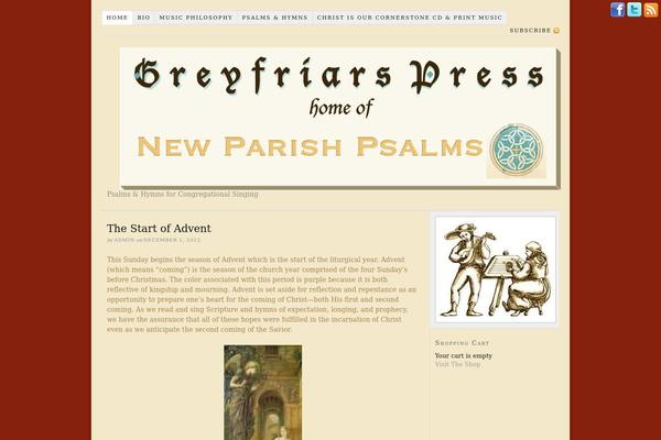 Thesis 1.6 theme site design template sample