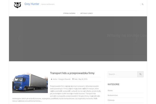 NewsAnchor theme site design template sample