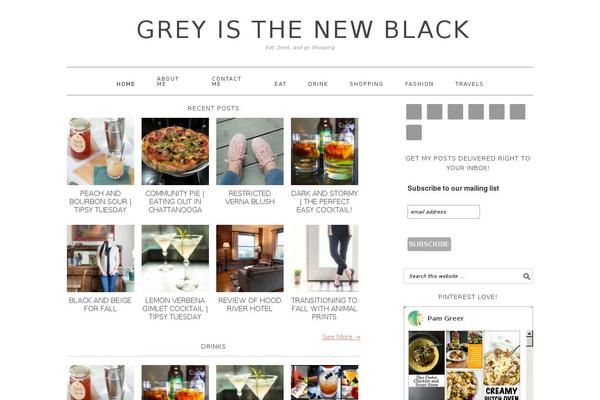 Foodie Pro theme site design template sample