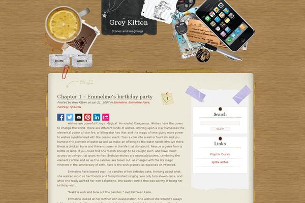 Desk Mess theme site design template sample