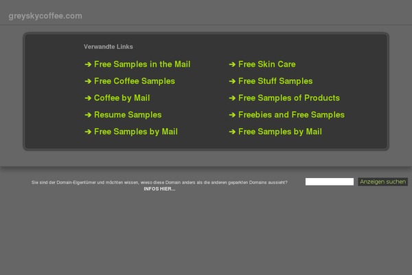 greyskycoffee.com site used Shopping_spree_theme