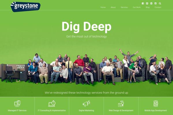 Gt theme site design template sample