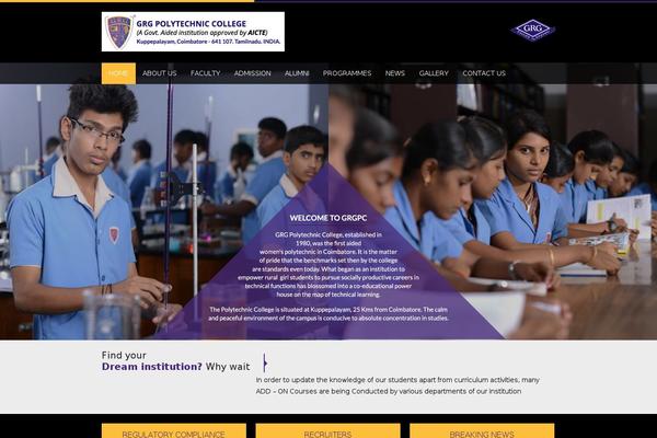 Site using Event Geek plugin