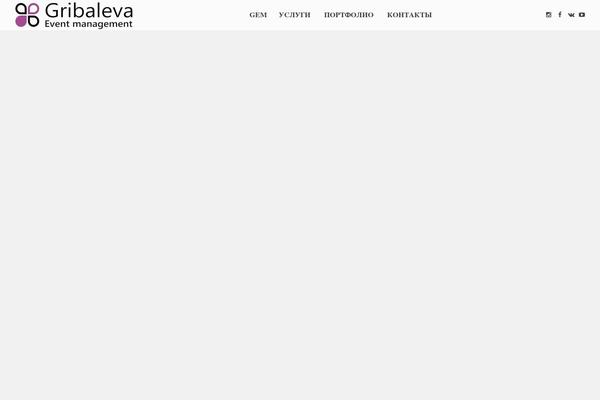 gribaleva.com site used Creative-lab