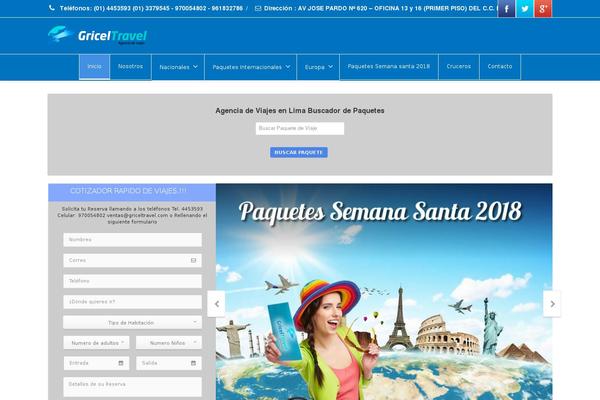 griceltravel.com site used Griceltravel