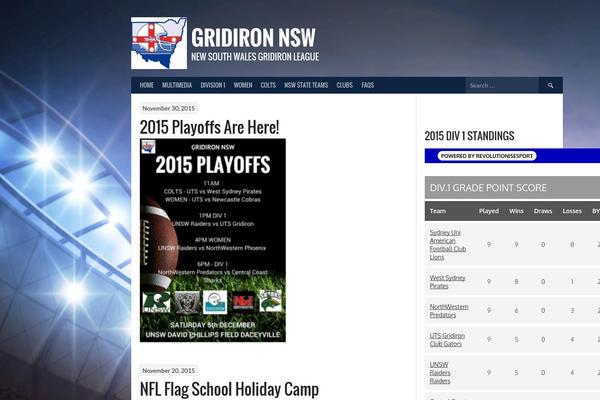 Rookie theme site design template sample