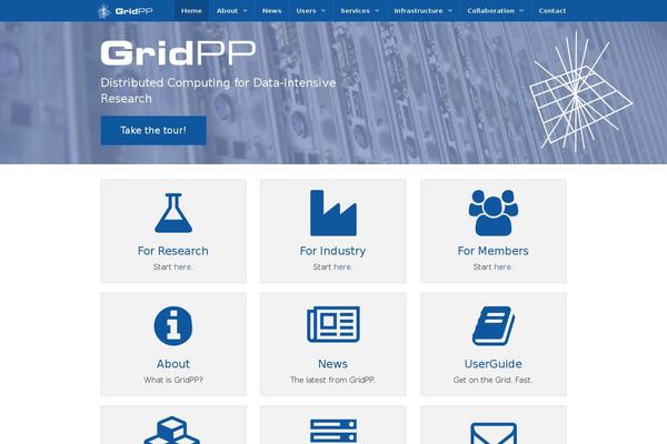 gridpp.ac.uk site used Gridppfoundationpress