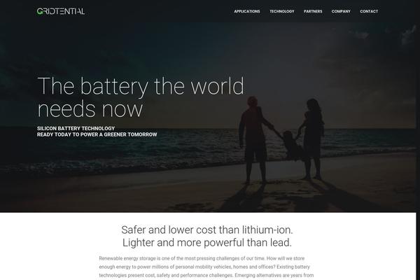 Uncode theme site design template sample
