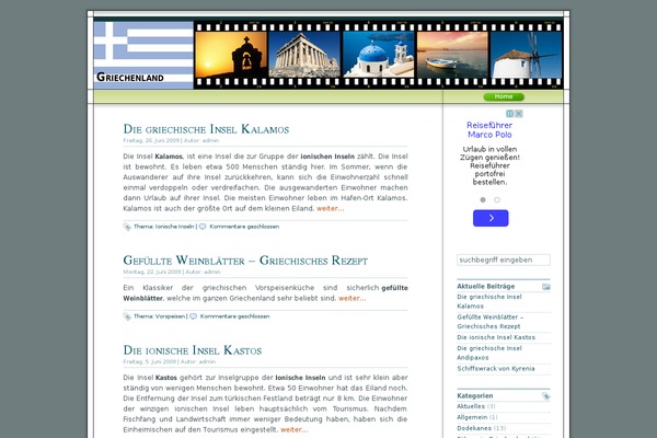 Concrete theme site design template sample