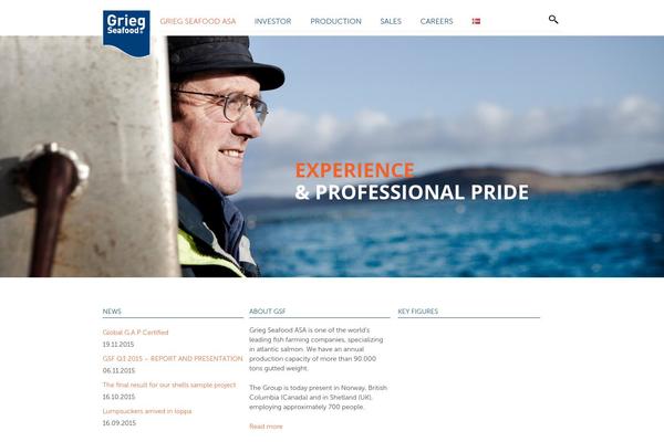 griegseafood.ca site used Seafood