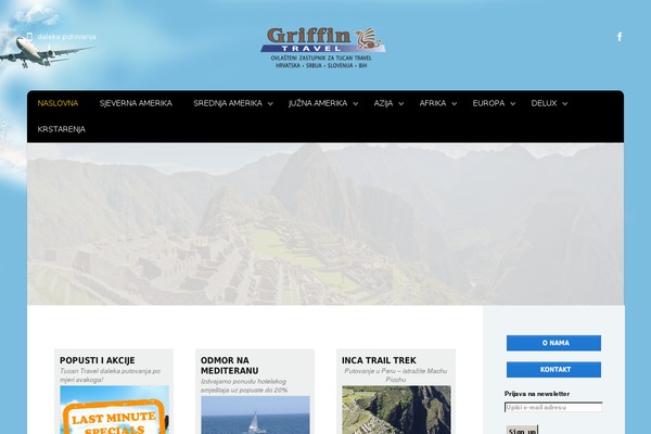 Tour Operator theme site design template sample