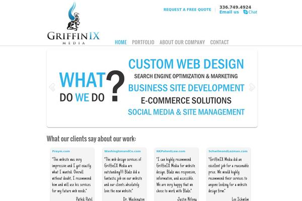 Core theme site design template sample