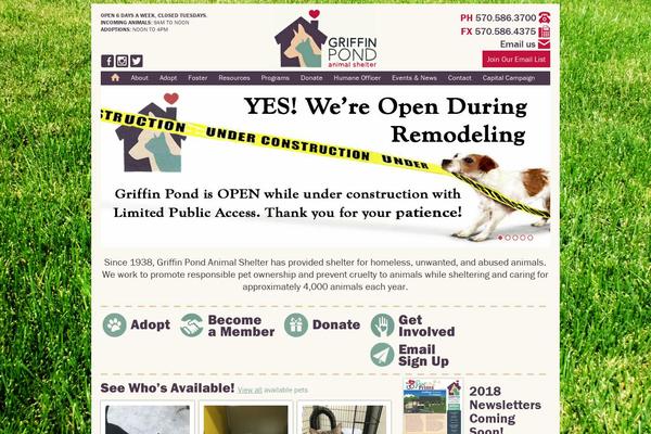 Site using Petfinder Listings plugin