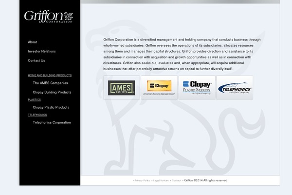 griffon theme websites examples