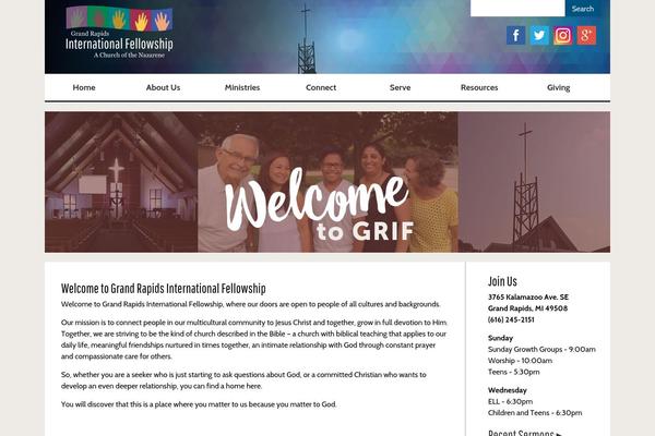 grif theme websites examples