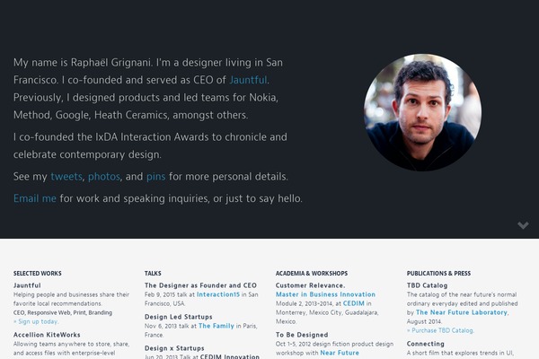 aboutme theme websites examples