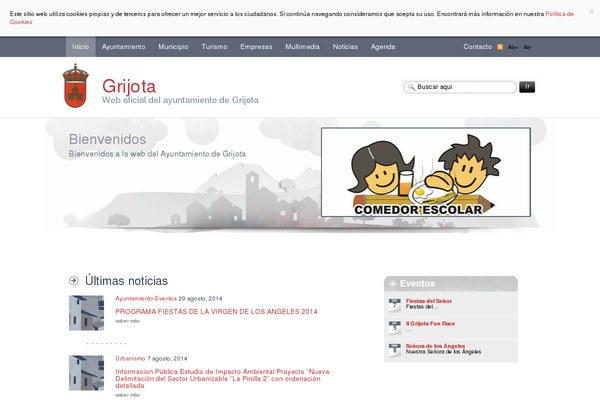 Site using Cartograf Cookie filter plugin
