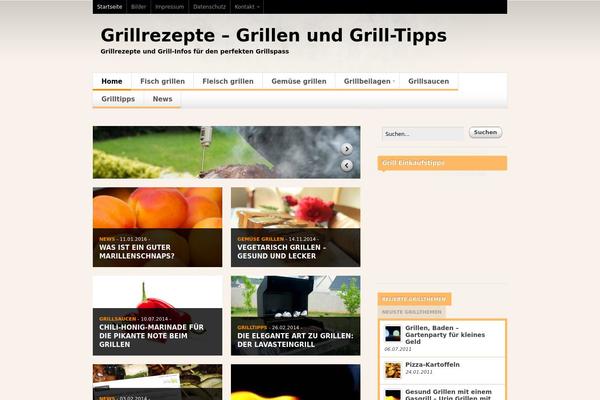 Spectrum theme site design template sample