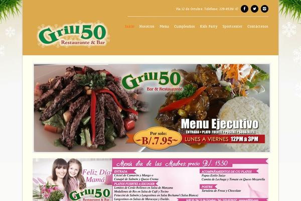 Dish theme site design template sample