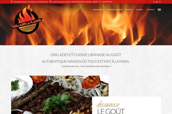 Grandrestaurant theme site design template sample
