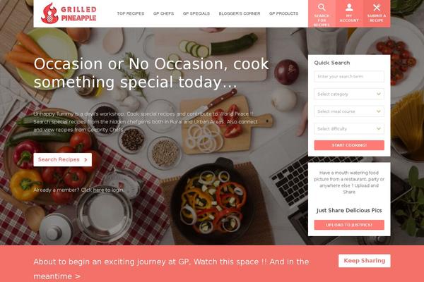 grilledpineapple.in site used SocialChef