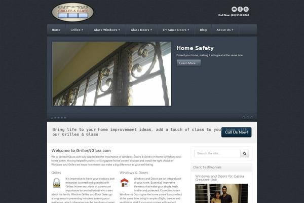 Divi Child theme site design template sample