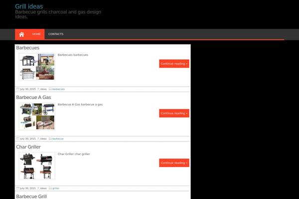 Magazine Style theme site design template sample
