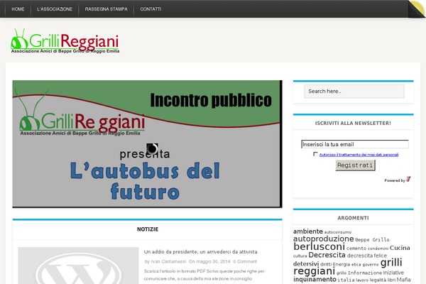 iMag Mag theme site design template sample