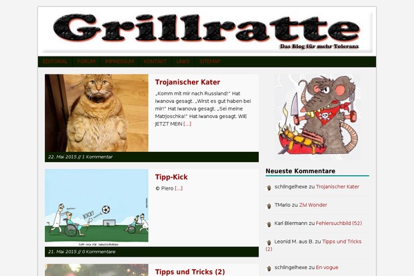 Silhouette-3column theme site design template sample
