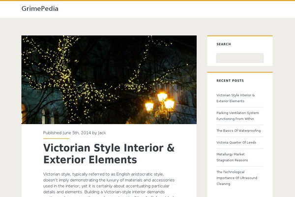 Ignite theme site design template sample