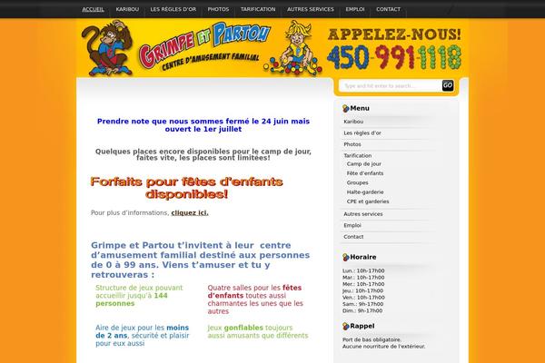 grimpeetpartou.com site used Blackorange