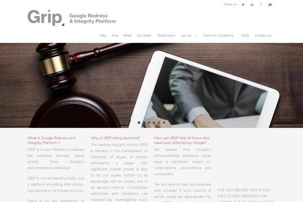 Grip theme websites examples