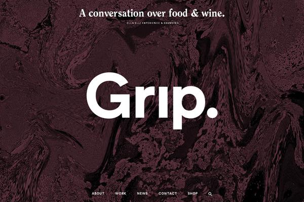 Grip theme site design template sample