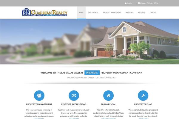 RealEstate theme site design template sample