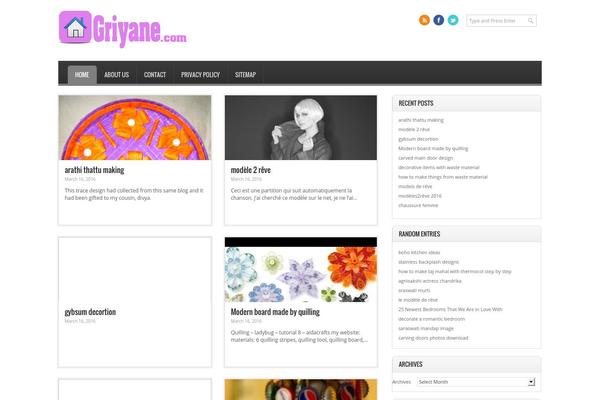 Pressimo theme site design template sample