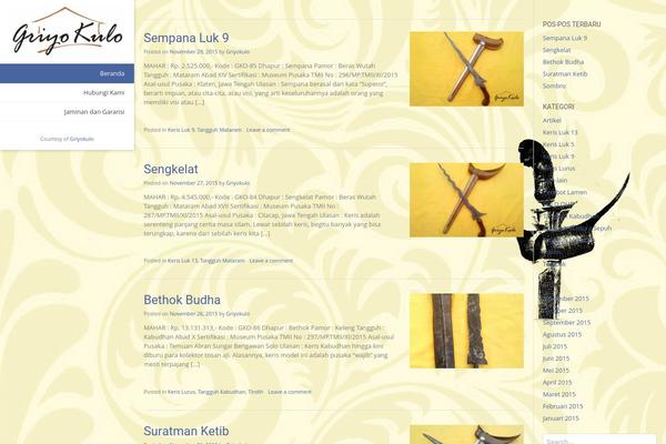 Electa theme site design template sample