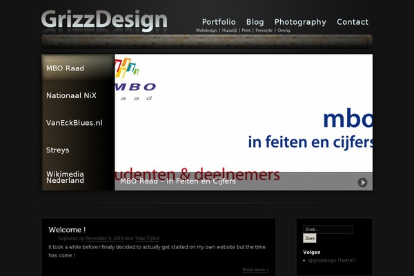 grizzdesign.nl site used Grizzdesign