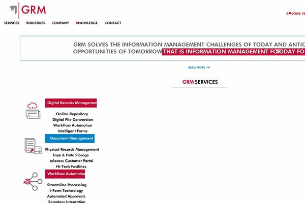 grm theme websites examples