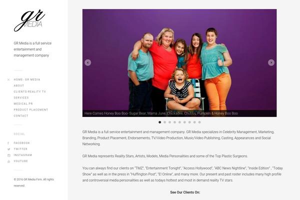 Omm theme site design template sample