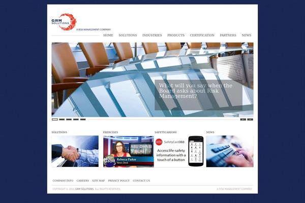 Caliber theme site design template sample
