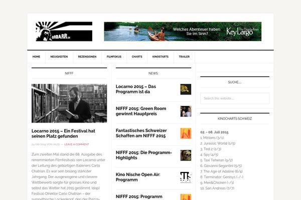 News Pro theme site design template sample