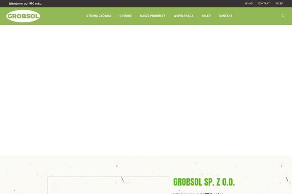 Green theme site design template sample