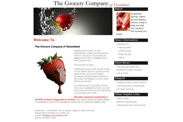 Strawberry Blend theme site design template sample