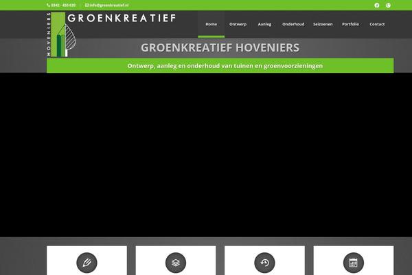 Ventus theme site design template sample