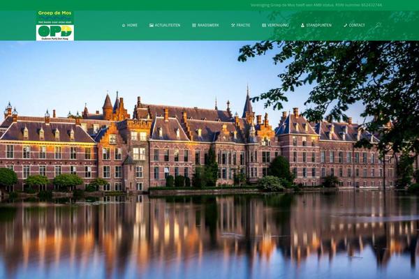 Politics theme site design template sample