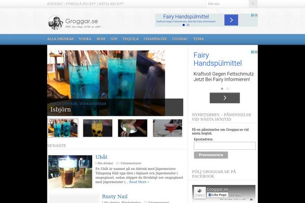 Foodpress theme site design template sample