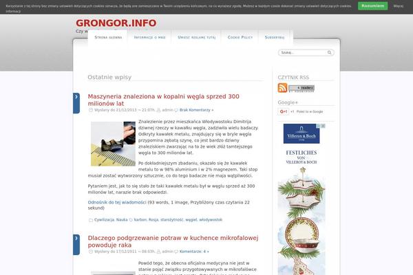 dfBlog theme site design template sample