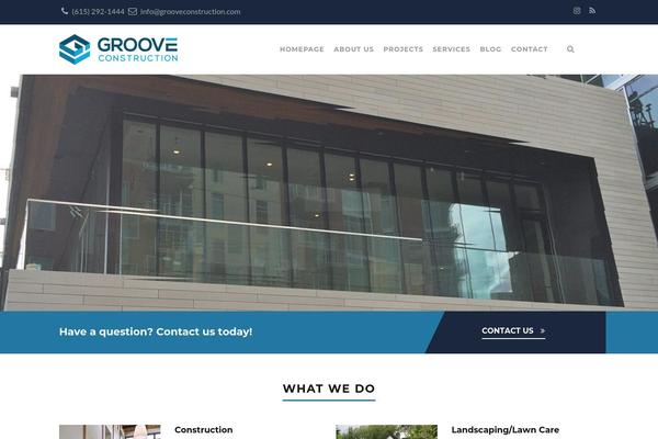 Structure theme site design template sample
