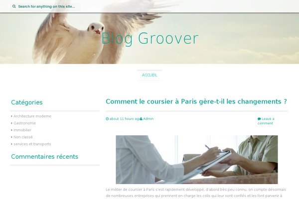 Preus theme site design template sample