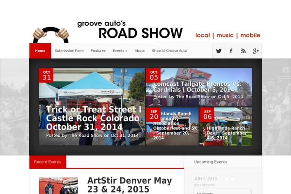 Nexus theme site design template sample